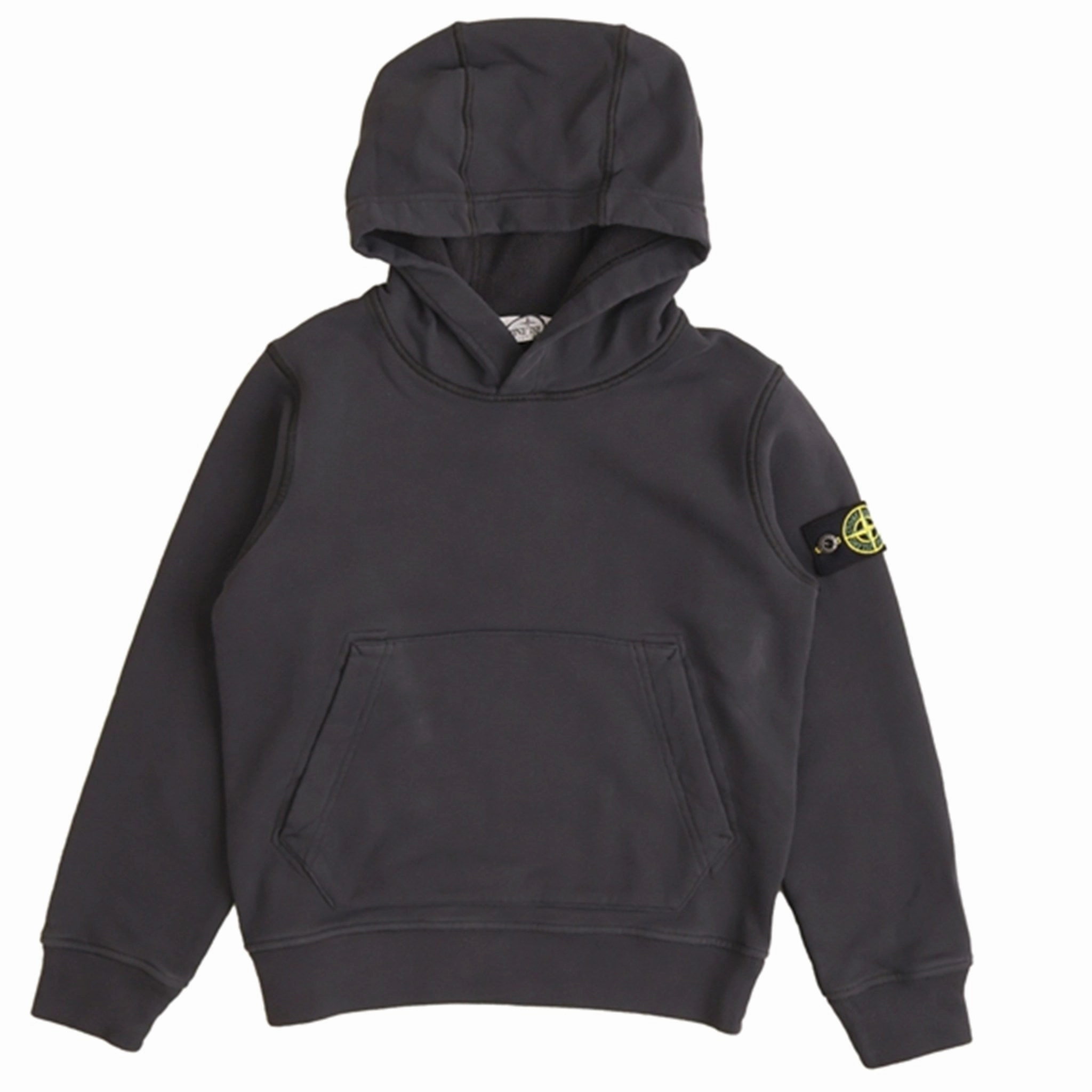 Stone Island Sweatshirt Charcoal Shiny Finish wrinkle free