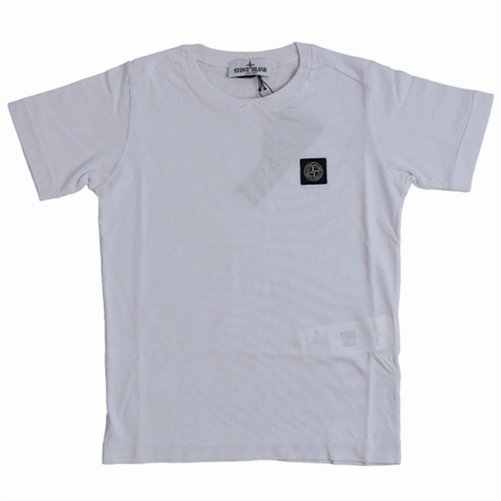 Stretchable Weave Stone Island T-shirt Ivory