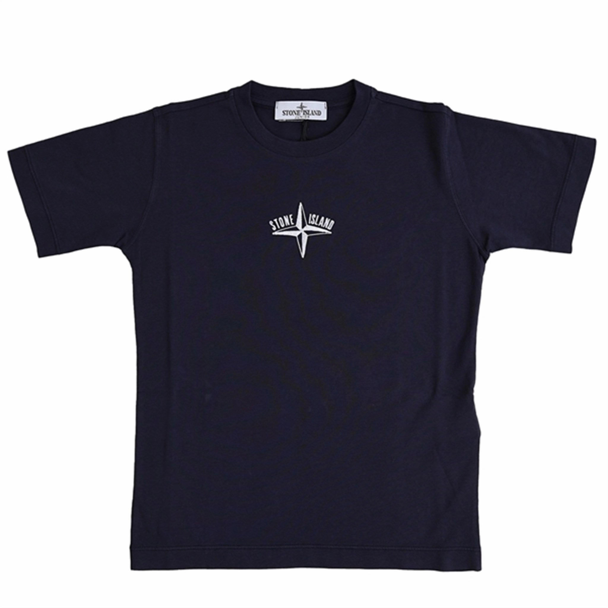Sleep Heather Jersey Material Stone Island T-shirt Navy Blue