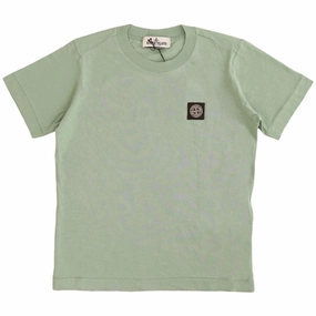 Antibacterial Treatment Casual Chic Stone Island T-Shirt Sage Green