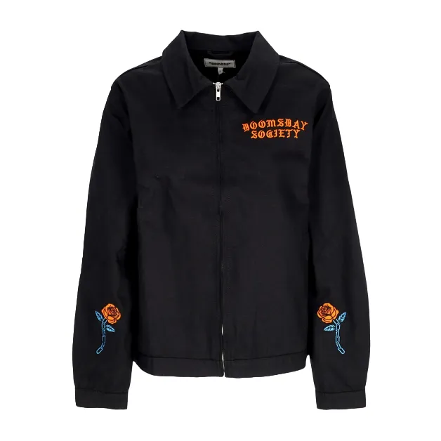 Seamless Seams Fray Resistant Finish Doomsday Giacca unisex con grafica ricamata Ewtua Work black