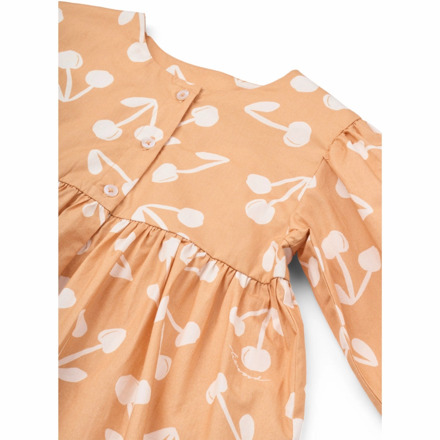 Dance-Party Statement-Buttons LIEWOOD Cherry Blossom / Light Apricot Ariana Printed Dress