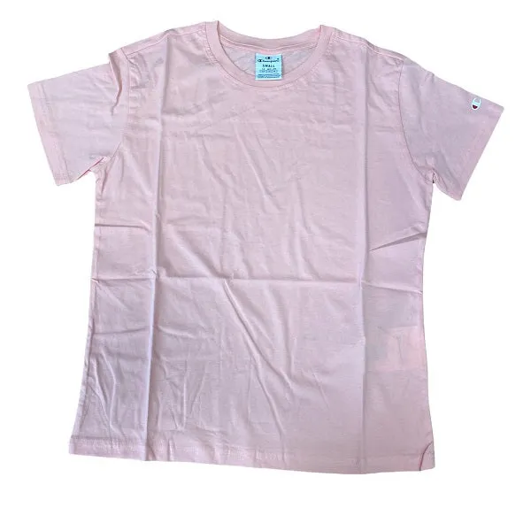 Champion magliette maniche corte da adulti Crew Neck 115084 KK002 NBK 1 nera e 1 rosa Unisex versatility Lightweight Wear
