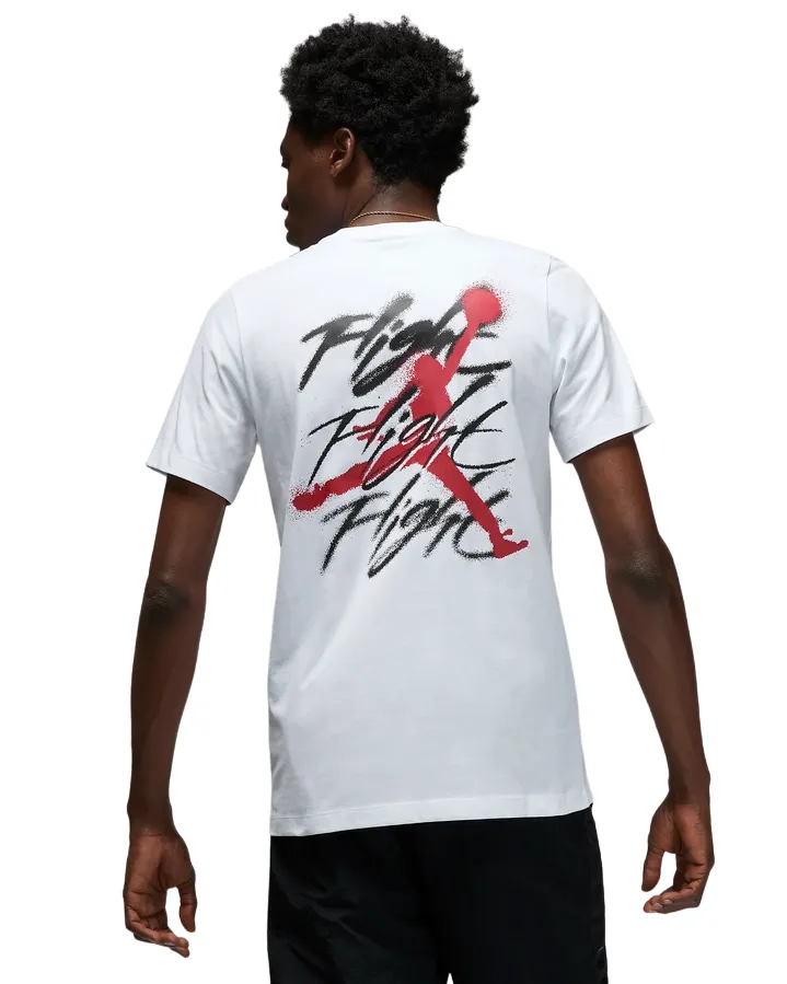 Jordan T-shirt manica corta da uomo FB7465-100 bianco Circular Knit Design Weekend Wear