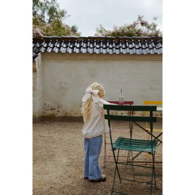 COPENHAGEN COLORS Lt Blue Indigo Washed Organic Denim Pants Wide Leg W Rope Deco Home Comfort Bold Look Sunny Vibes No Fuss Fit