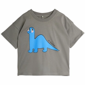 Sporty Look Wear Mini Rodini Grey Dino Sp Ss Tee