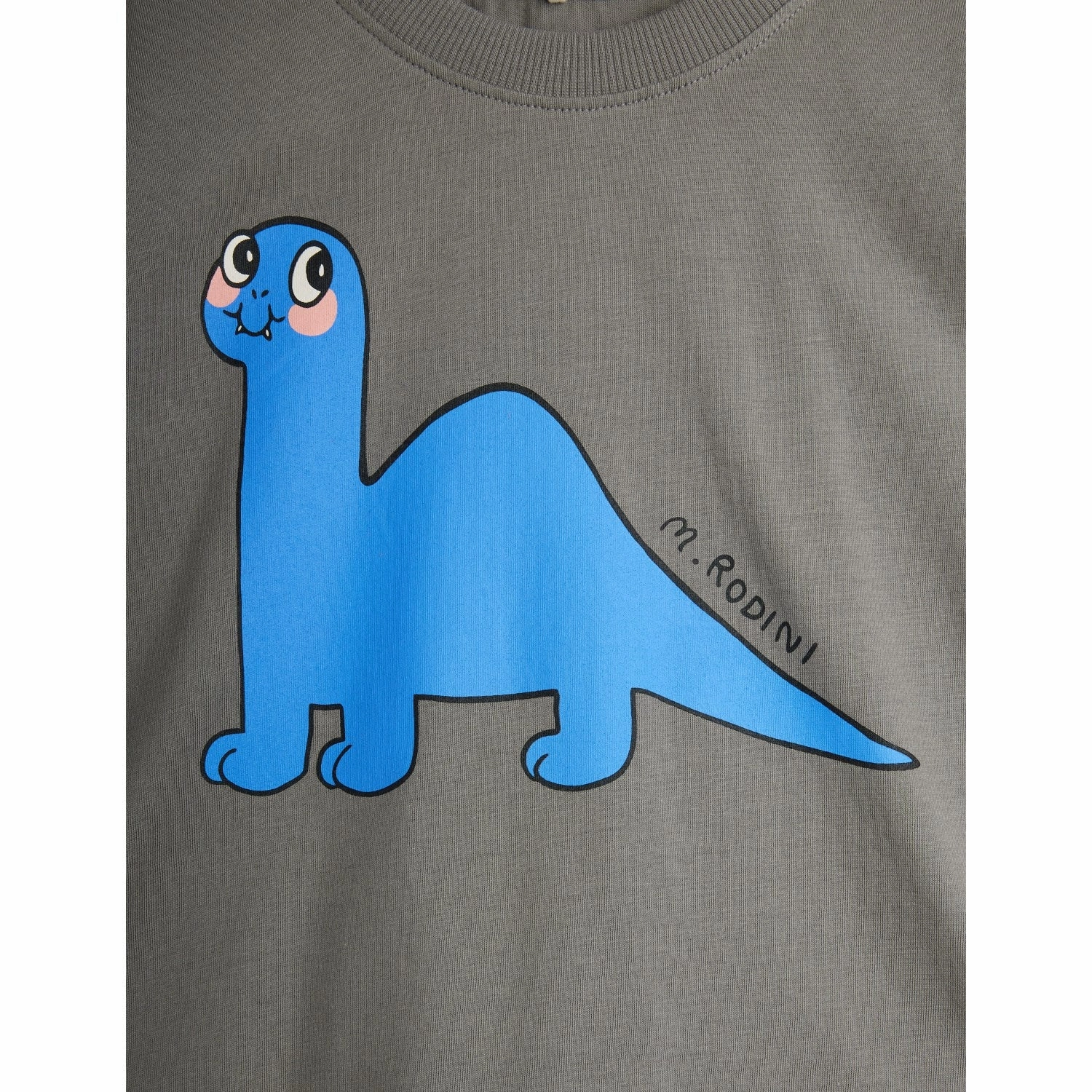 Mini Rodini Grey Dino Sp Ss Tee Outdoor Essentials Anti microbial coating