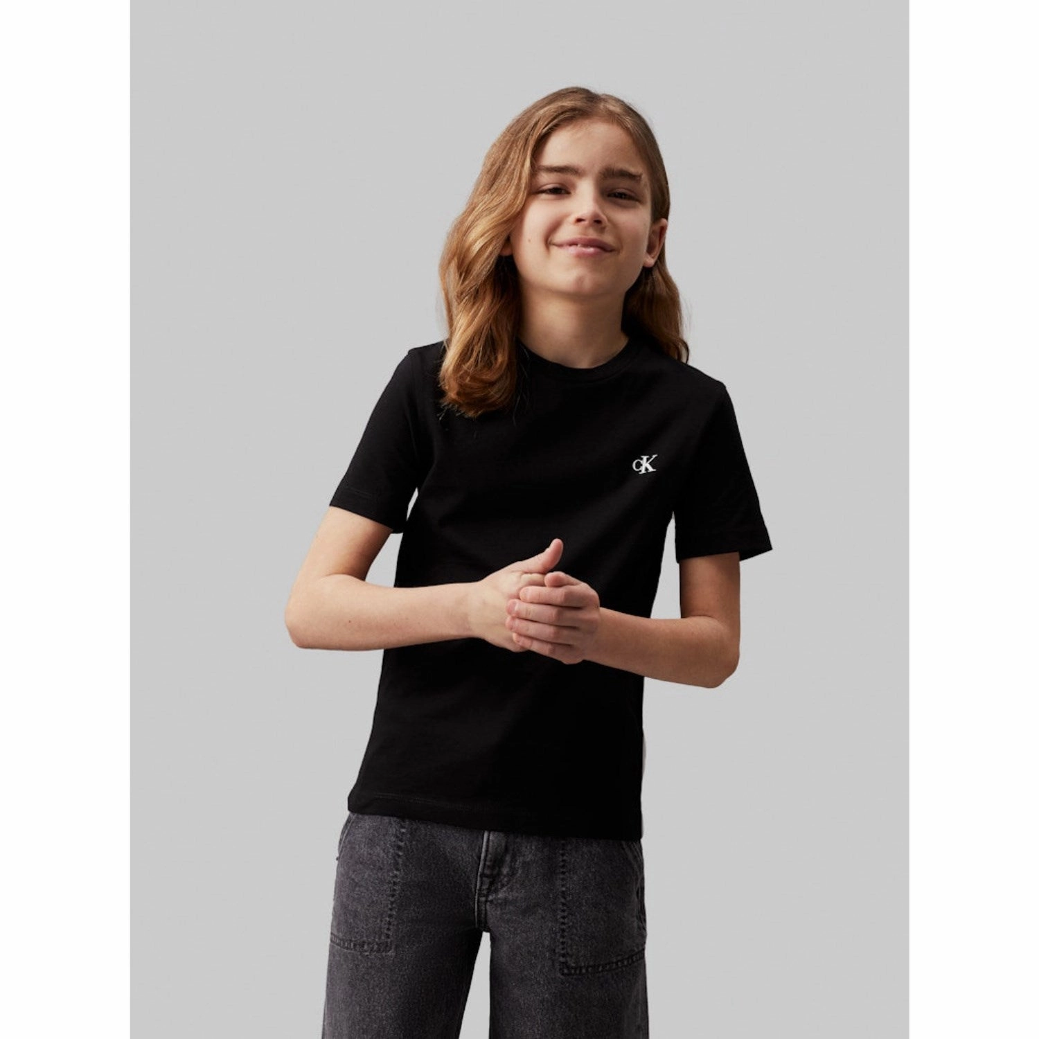 Calvin Klein Ck Black / Faded Blue 2-Pack MonAndram Tee Ss Casual Statement