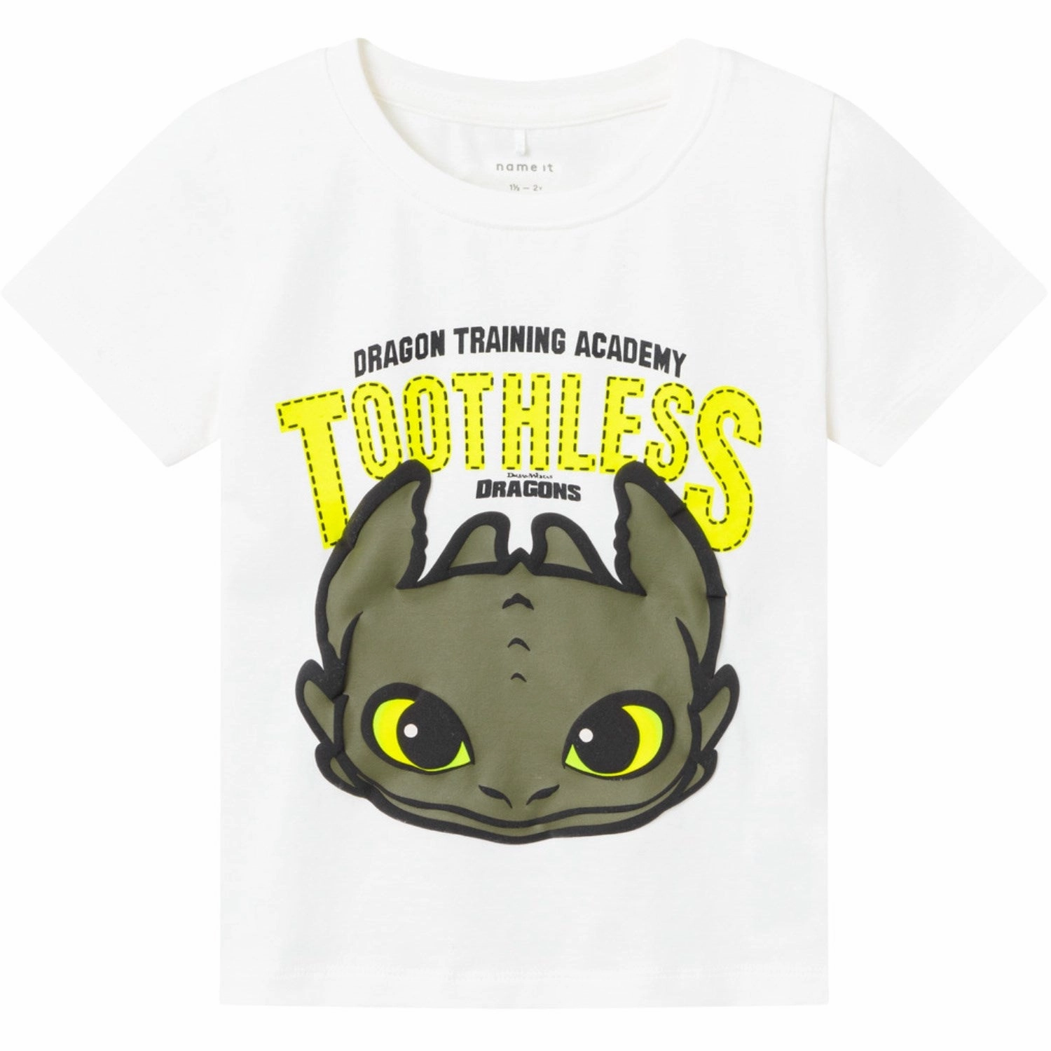 Fresh Outfit Name It Bright White Apron Dragon T-Shirt