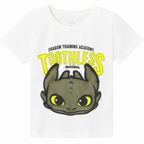 Fresh Outfit Name It Bright White Apron Dragon T-Shirt