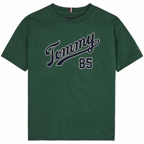 Tommy Hilfiger College 85 T-Shirt Prep Green Eco Friendly Material Customer Favorite