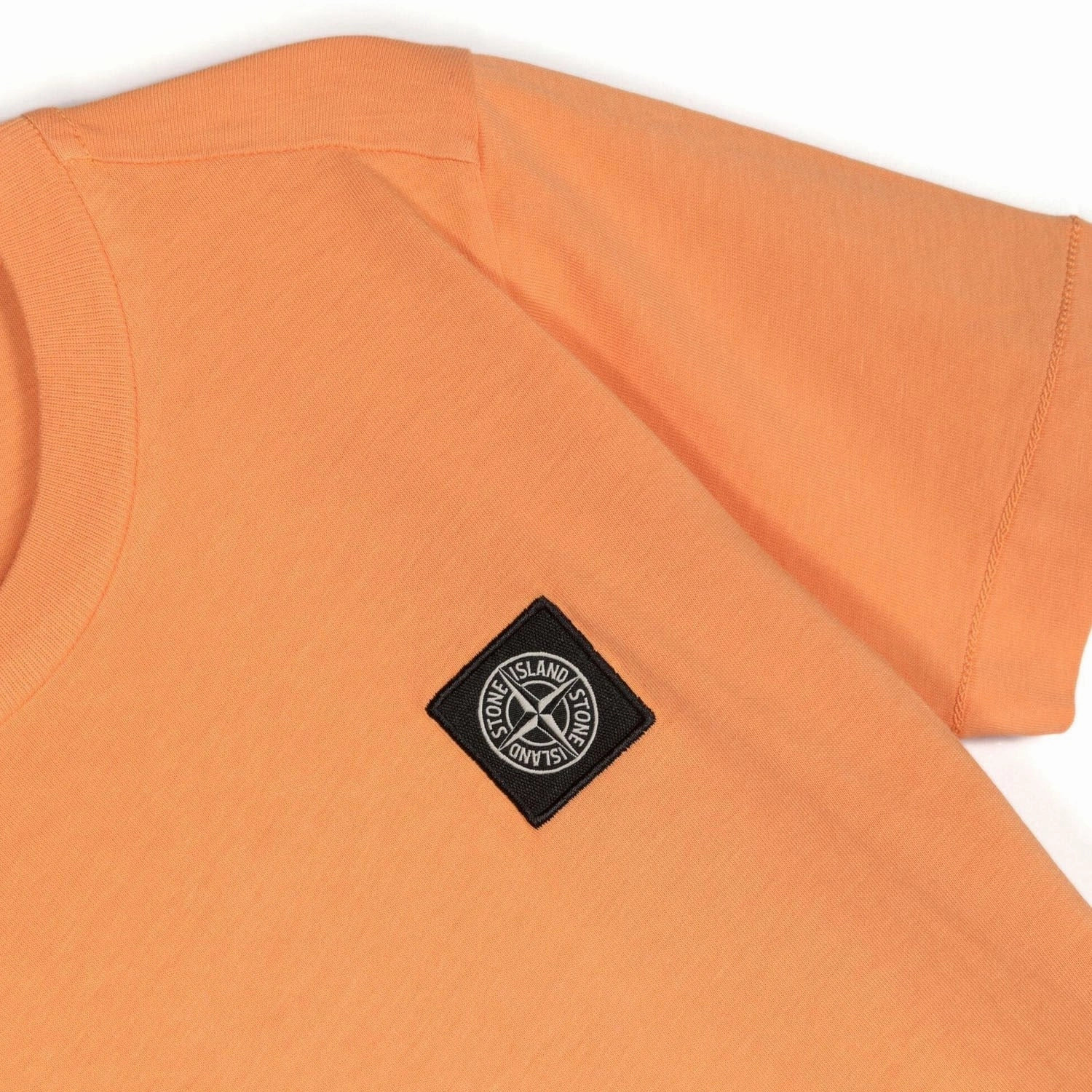 Stone Island T-shirt Orange Soft Comfort Wear