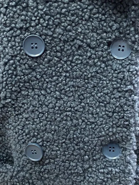 Censured Ecopelliccia con pelo riccio CW5024 T FCUR 23 blu cielo Heat Reflective Tech