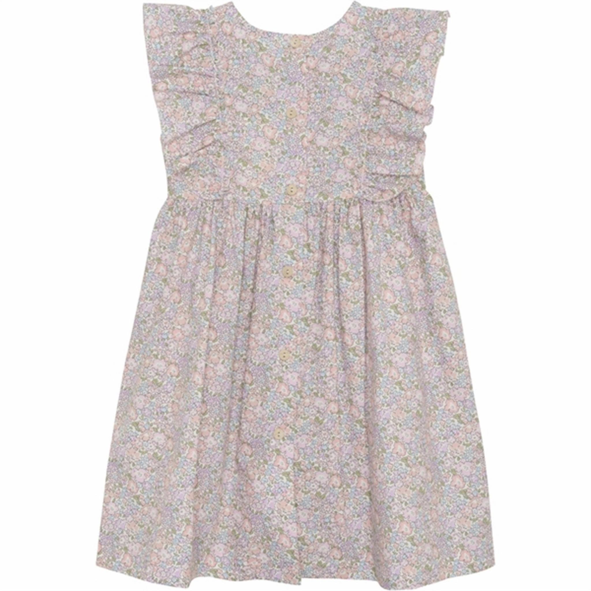 Huttelihut Liberty Fabric Michelle Dress Raw-Hem