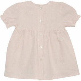 Huttelihut Woven Stripe Potpourri Dress Light Weave Elegant Flow