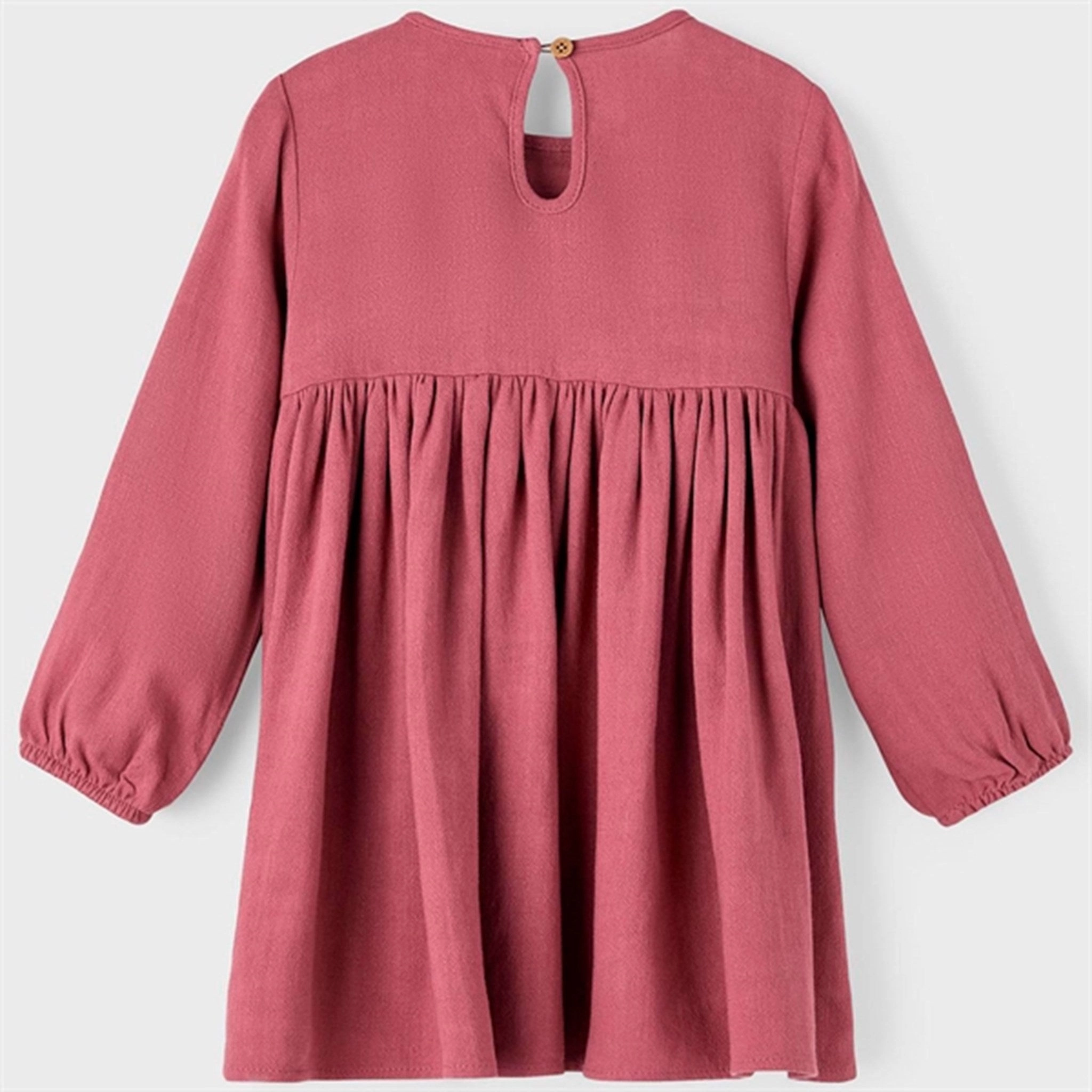 Vibrant color Texture Mood Lil'Atelier Dry Rose Heather Loose Dress