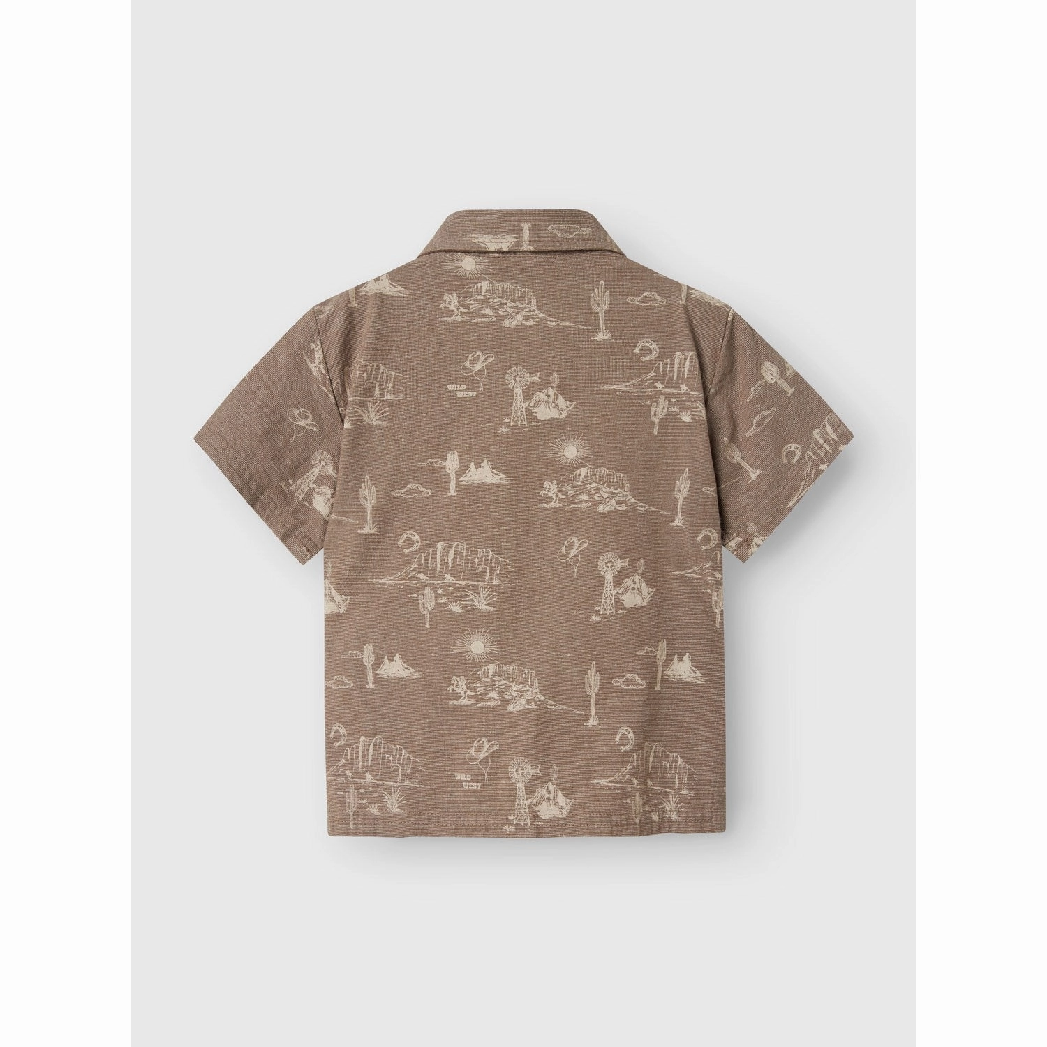 Name It Walnut Hestern Regular Shirt Minimalist Design