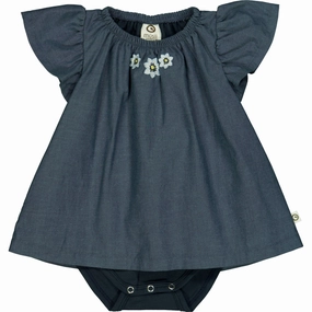 Light And Airy M??sli Chambray Daisy Dress Body