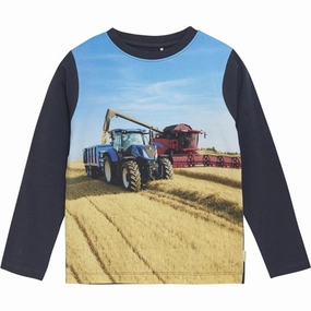 Minymo Blue Nights Blouse NOOS Modern Appeal Trend-Driven