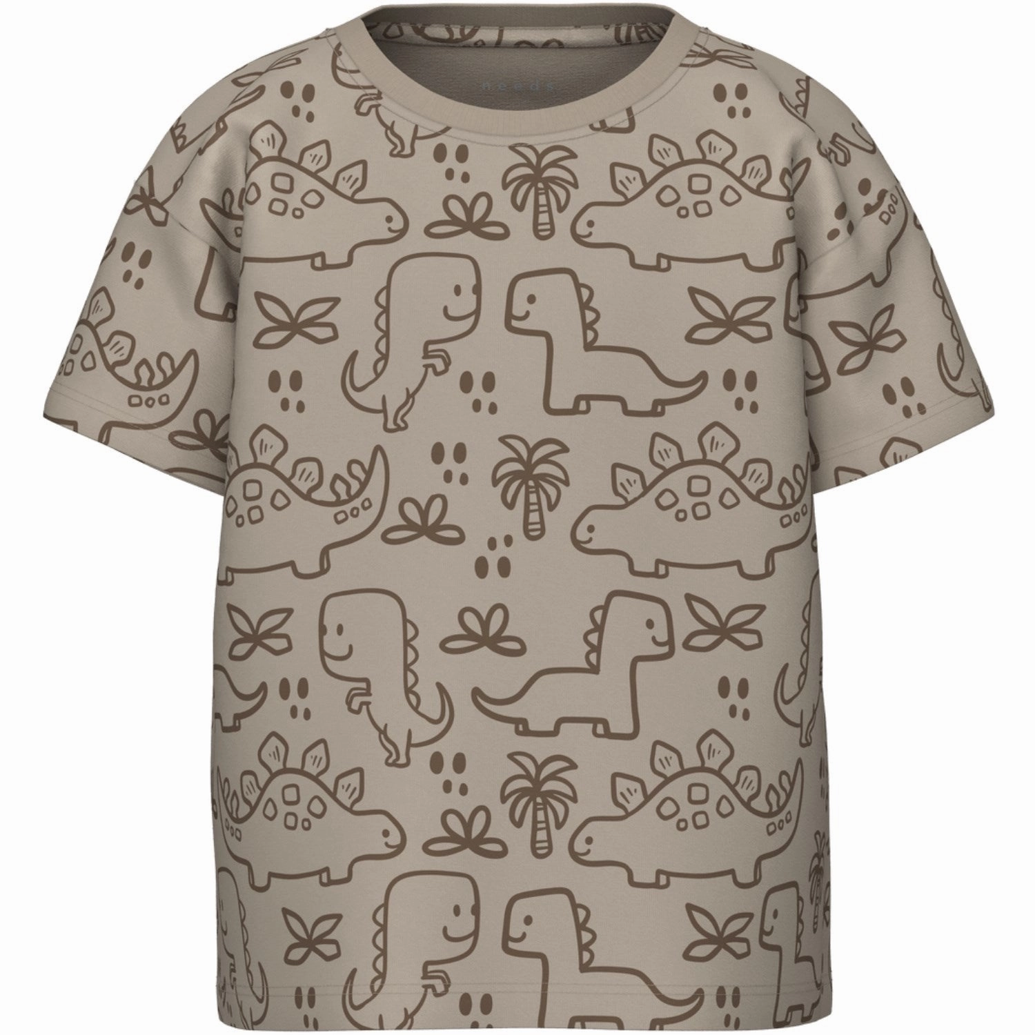 Name It Pure Cashmere Outline Dinosaurs Valther Loose T-Shirt Micro Perforation Gym workout