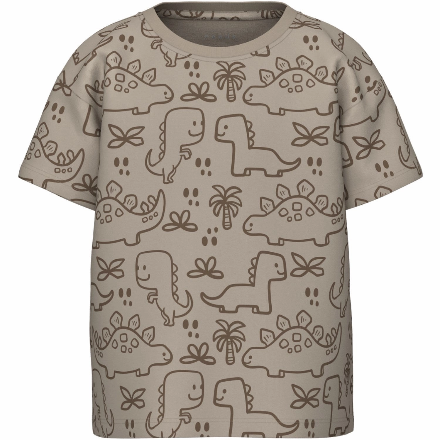 Name It Pure Cashmere Outline Dinosaurs Valther Loose T-Shirt Sleek Style