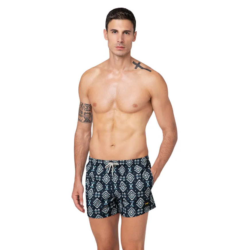 F**K pantaloncino costume mare da uomo M02BA31-X05 fantasia Sun-Protection Dynamic look