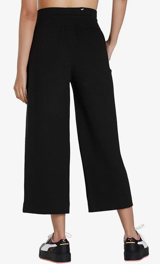 Puma Pantalone sportivo da donna a sigaretta Her Straight 673113-01 nero HygroscopicLining MultiPocket System