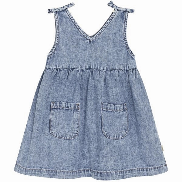 Hust & Claire Mini Washed Denim Kecia Dress Warranty-Included