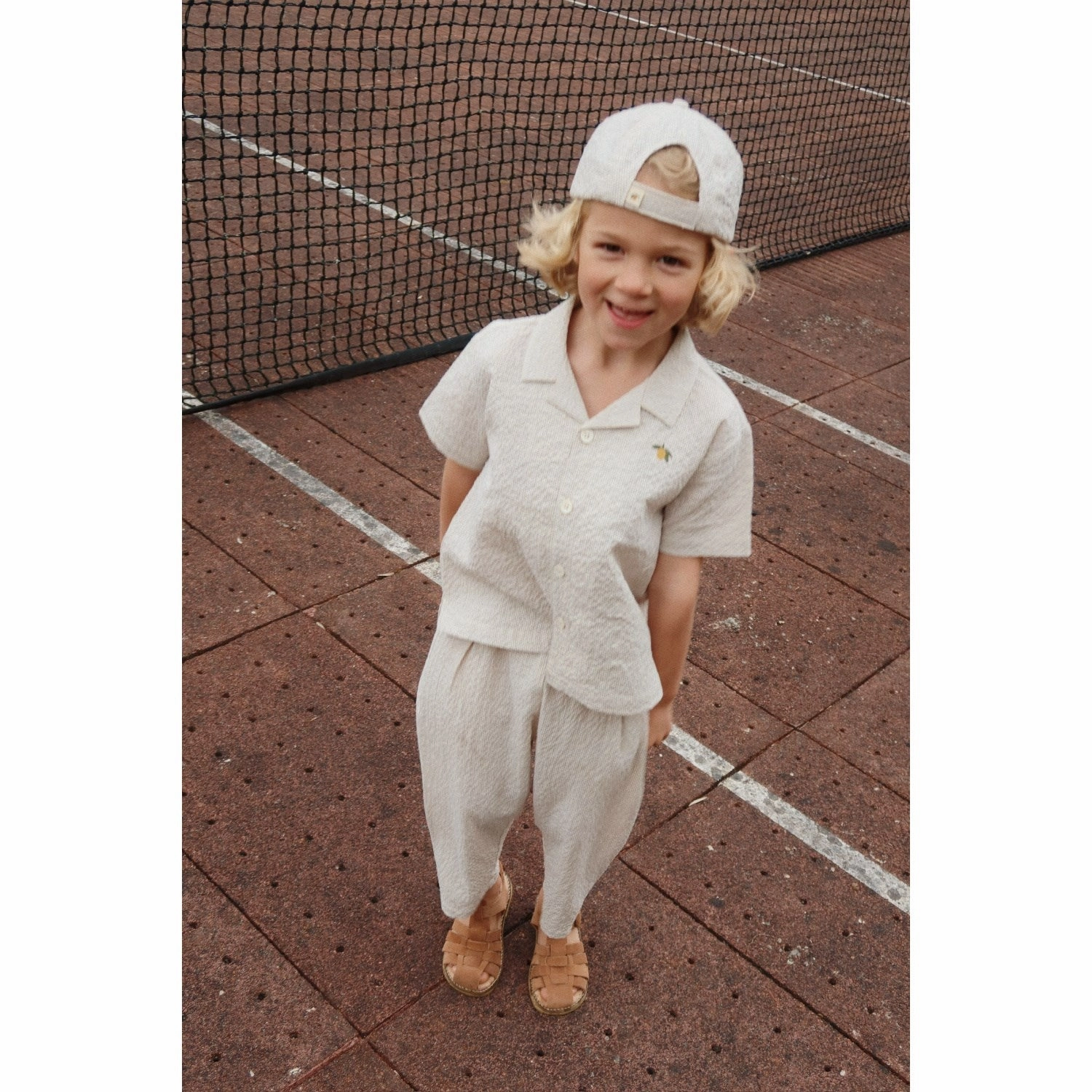 Konges Sl?jd Quarry Stripe Elliot Ss Shirt Gots Summer Outfit Sophisticated Elegance