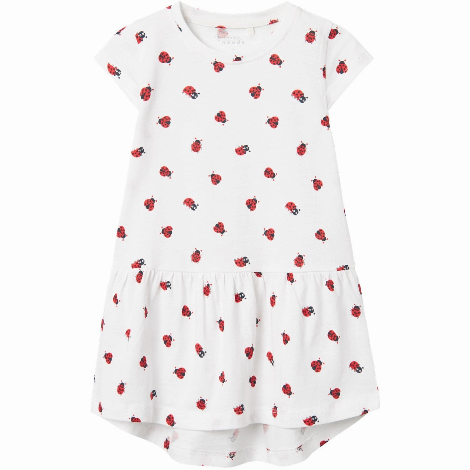 Name It Bright White Ladybugs Vigga Capsl Dress Noos Timeless elegance Daytime Fit