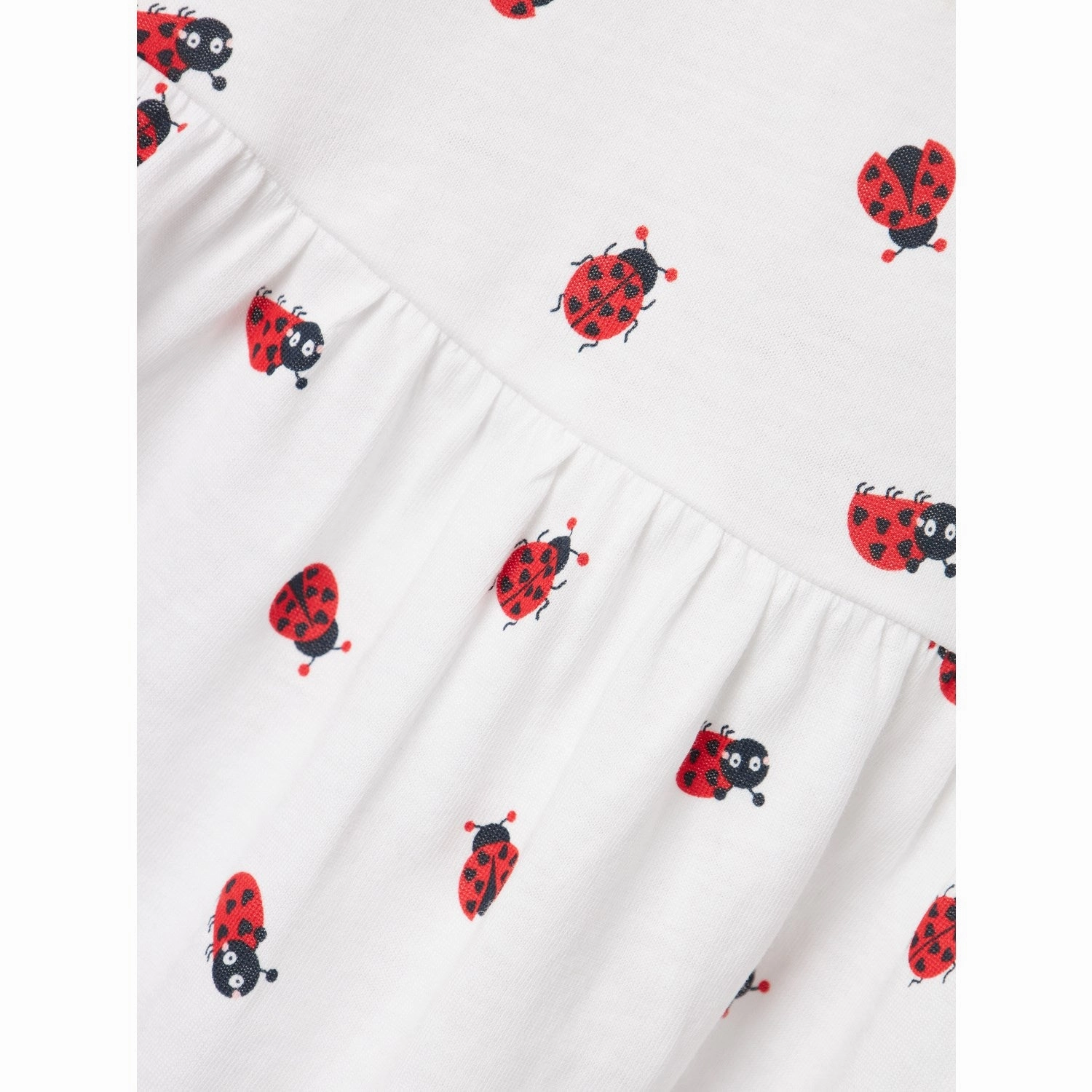 Name It Bright White Ladybugs Vigga Capsl Dress Noos Chic Simplicity Modern Edge