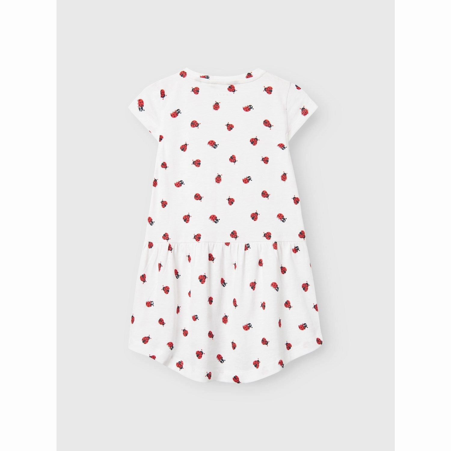 Name It Bright White Ladybugs Vigga Capsl Dress Noos Subtle Texture Date Ready