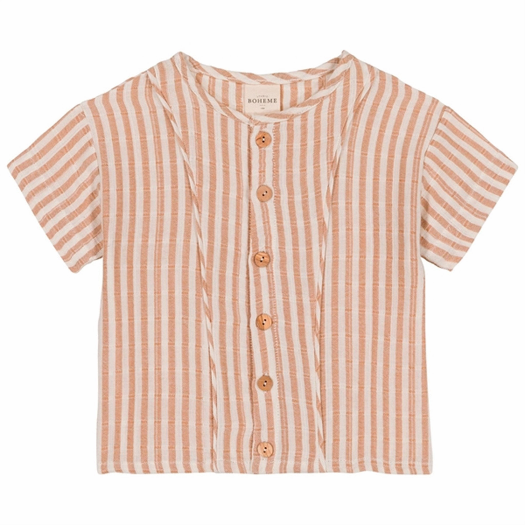 Casual Sophistication Studio Boheme Shirt Thelme Biscuit Stripes
