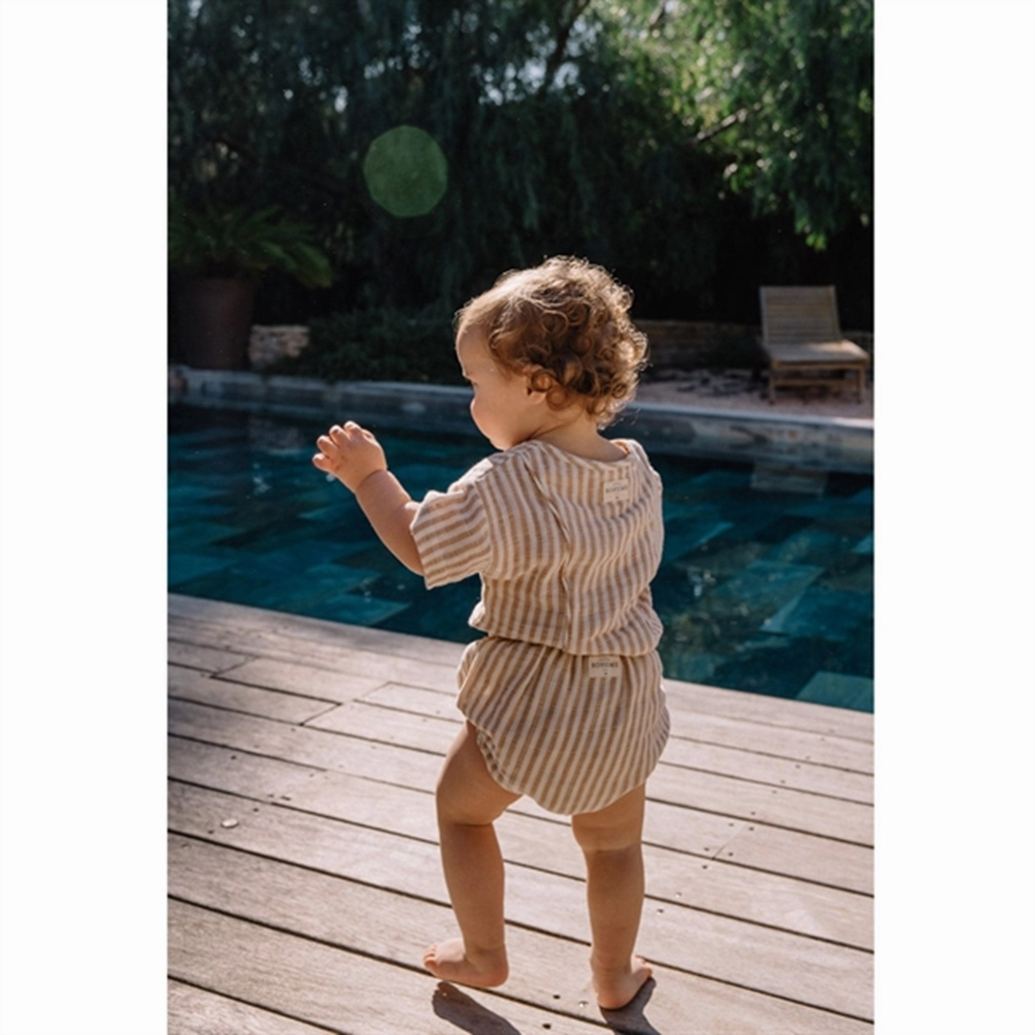 Eco Friendly Material Studio Boheme Shirt Thelme Biscuit Stripes