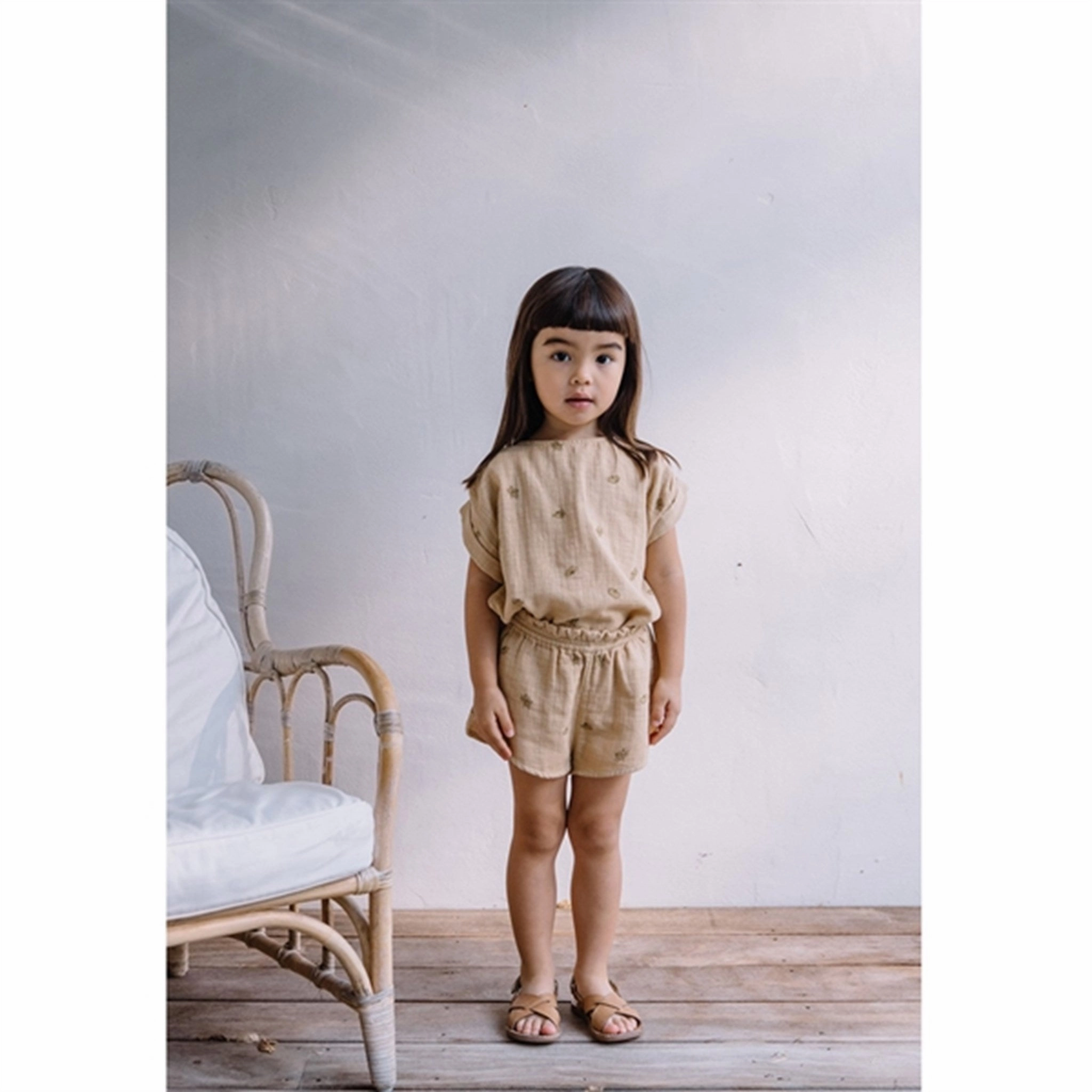 Studio Boheme T-shirt Praslin Banana/Neutral polo neck