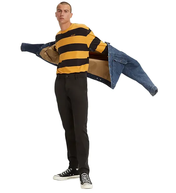 Move Easy AntiPilling Levi's pantalone casual da uomo Khalid per Levi??s XX Chino 171990005 nero