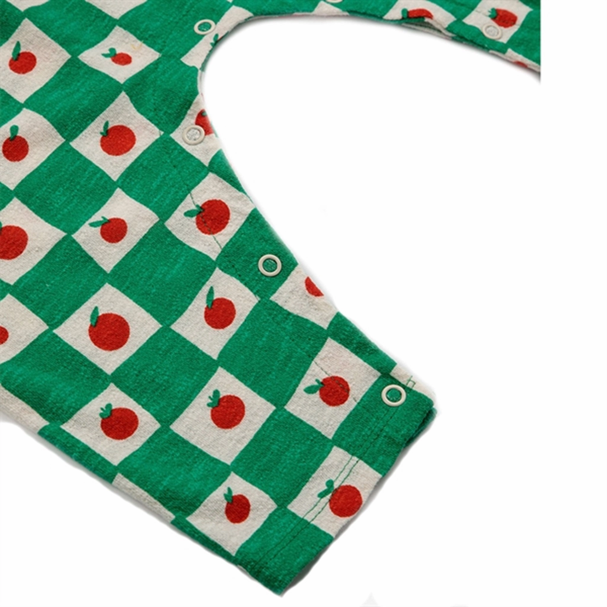 Bobo Choses Baby Tomato All Over Overall Sleeveless Offwhite Picnic Club