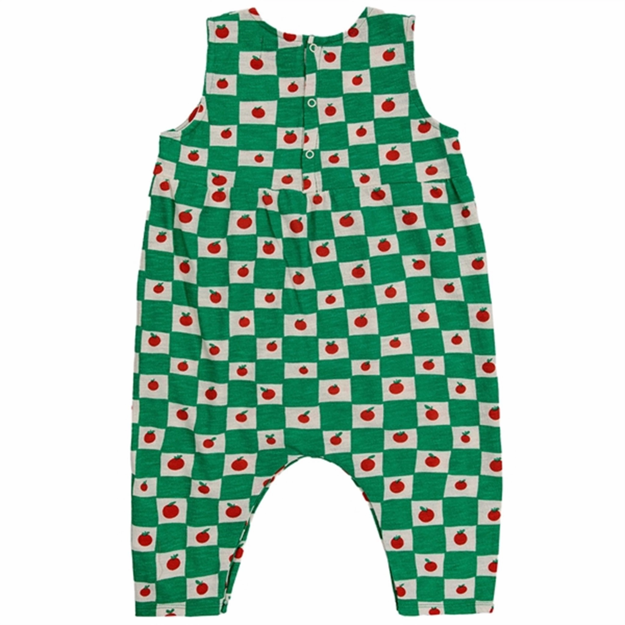 Bobo Choses Baby Tomato All Over Overall Sleeveless Offwhite Dynamic Unique