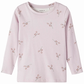Name it Orchid Hush Laura Slim Blouse Plus size option Glossy Texture