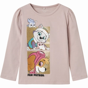 Youthful Vibe Name It Burnished Lilac Nmfjoana Paw Ls Top Box Noos Cplg