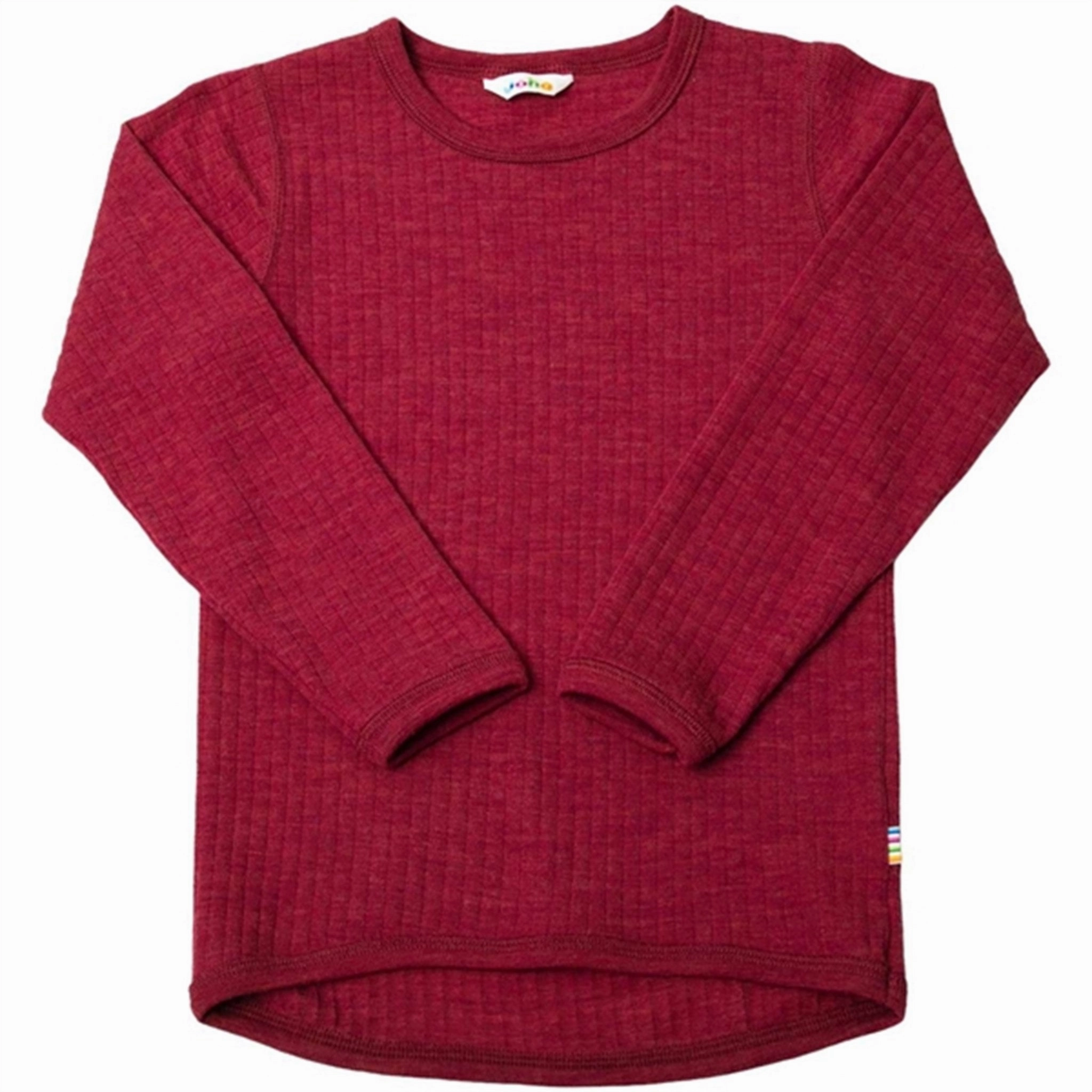 Plus Size Fit Joha Wool Fuchsia Melange Blouse