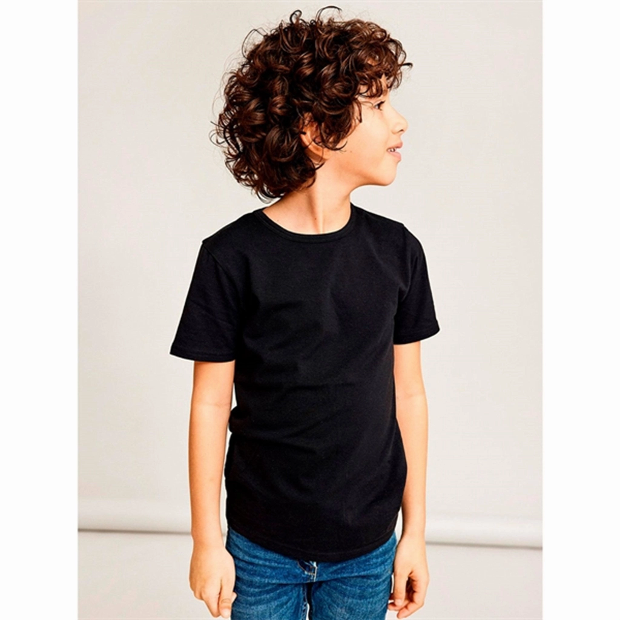 Name it Black Slim T-Shirt 2-pack Noos Pocket Detailing