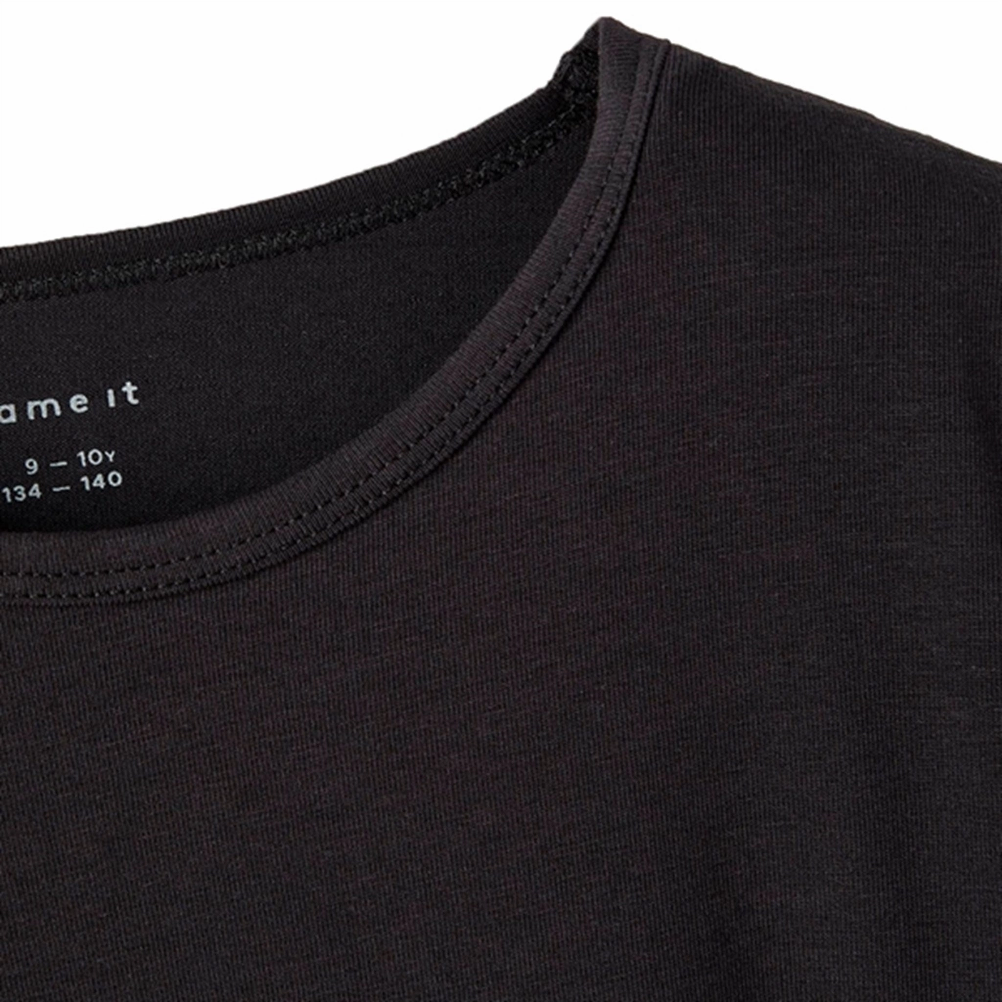 Name it Black Slim T-Shirt 2-pack Noos Urban Streetwear