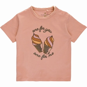 THE NEW Siblings Peach Beige Ginnie T-shirt Low carbon footprint