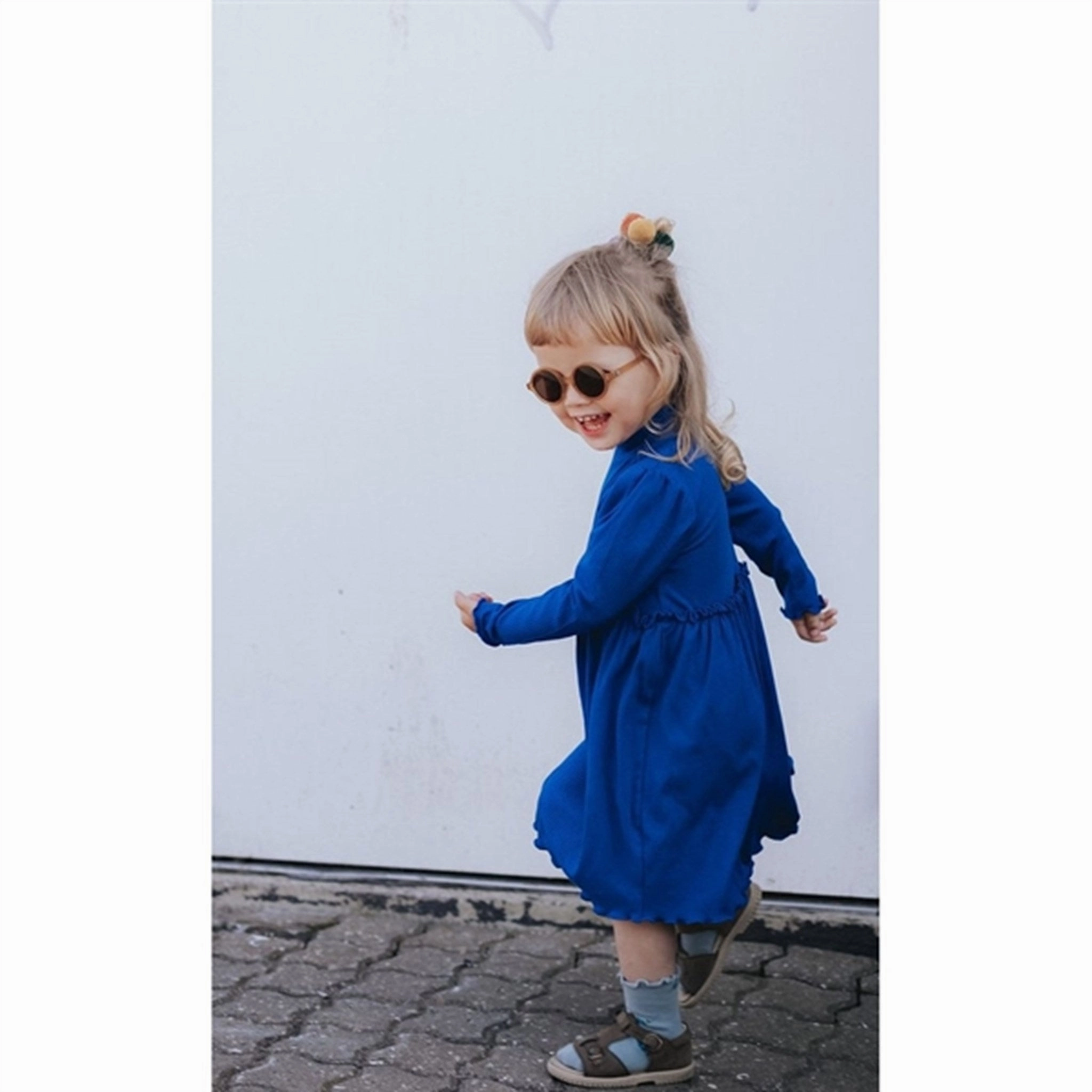 Classic Layers Fliink Mazerine Blue Kenna Ls Dress