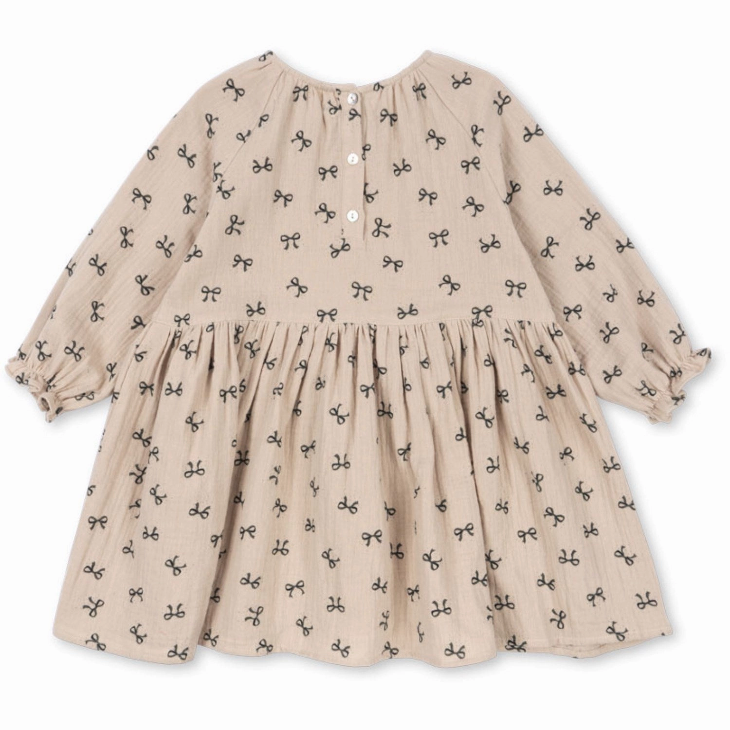 Konges Sl?jd Bow Magnet Coco Dress GOTS Semi Casual Lightweight Wear