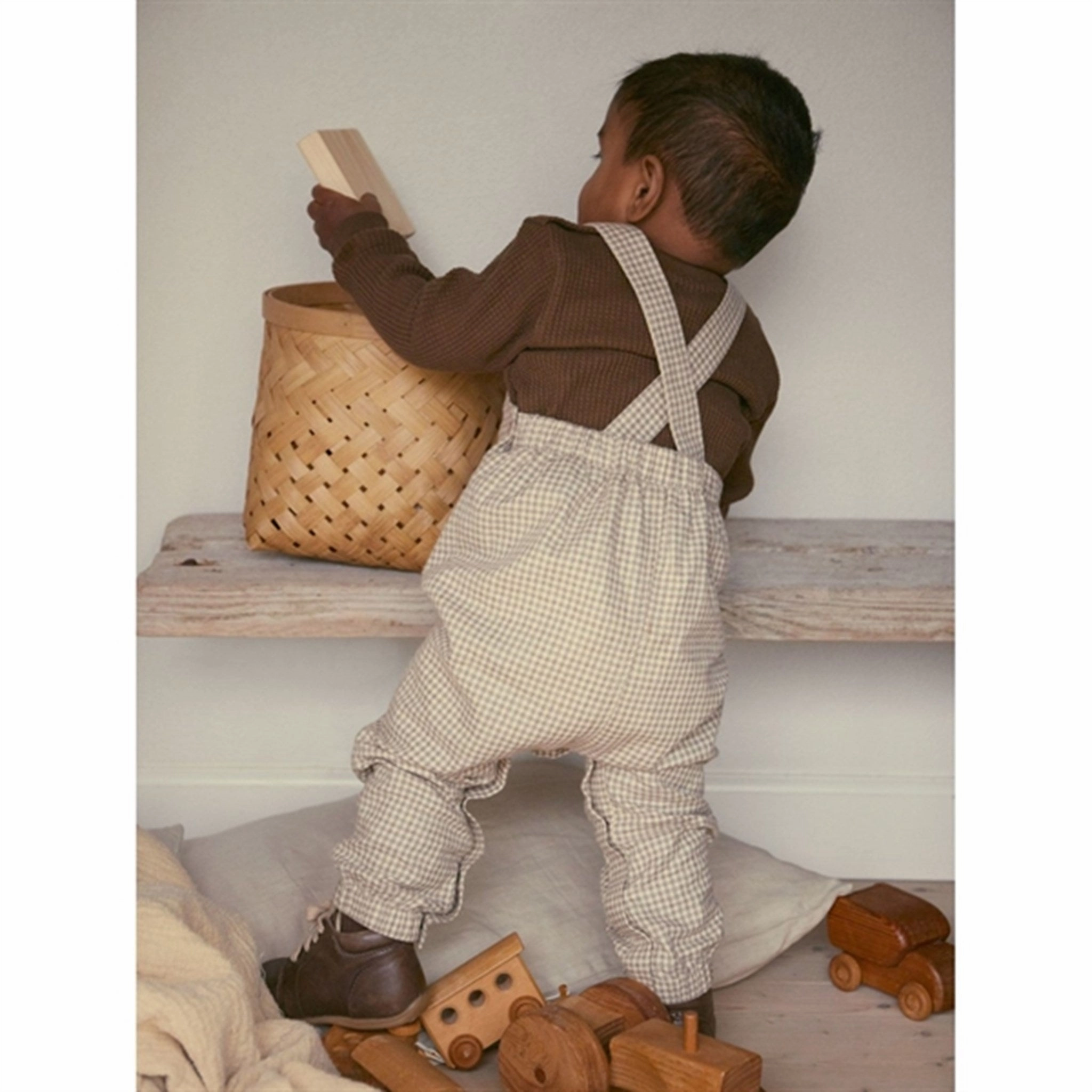 Lil'Atelier Rain Drum Olars Loose Overall Beach Basic