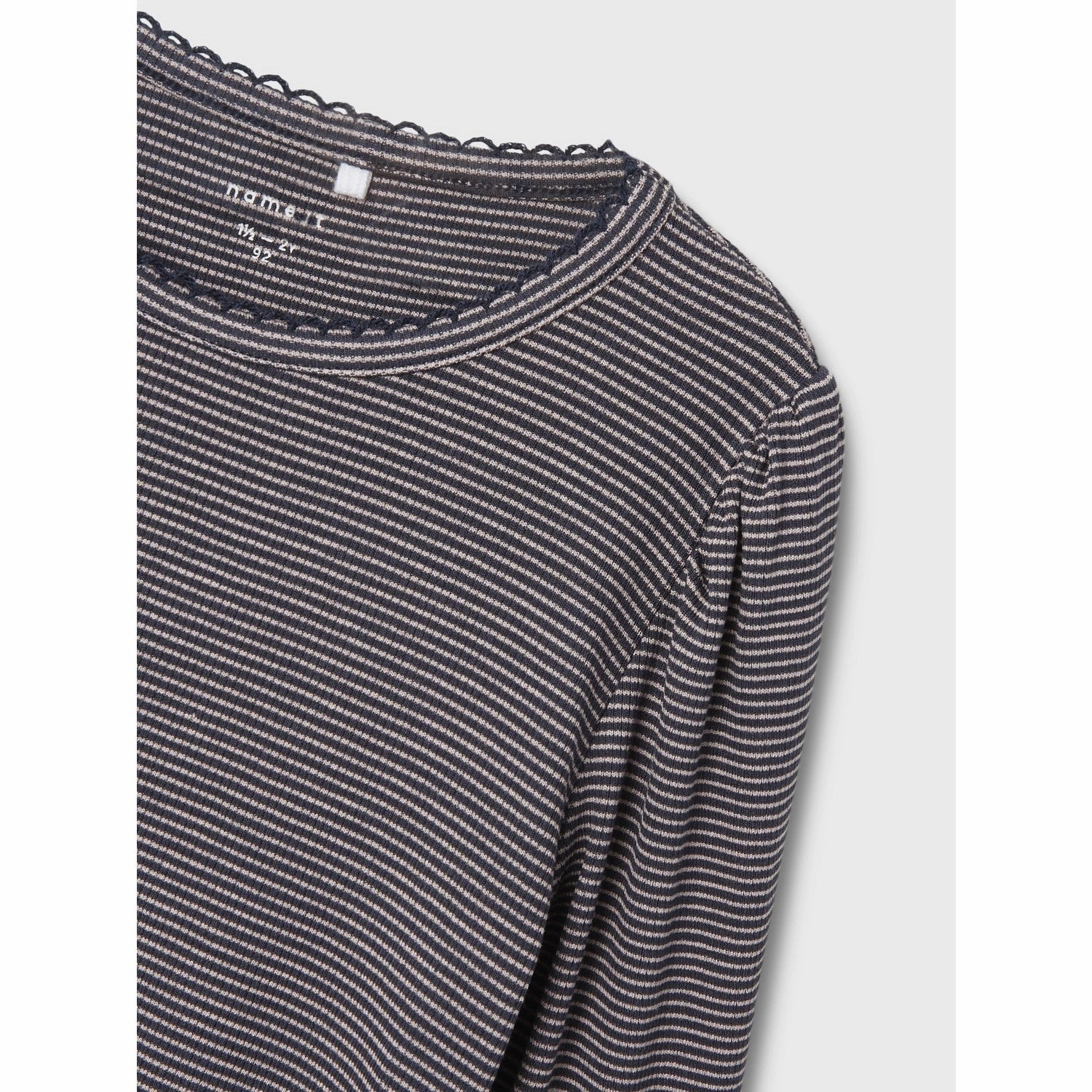 Two Tone Stitching Name It Inkwell Odina Blouse