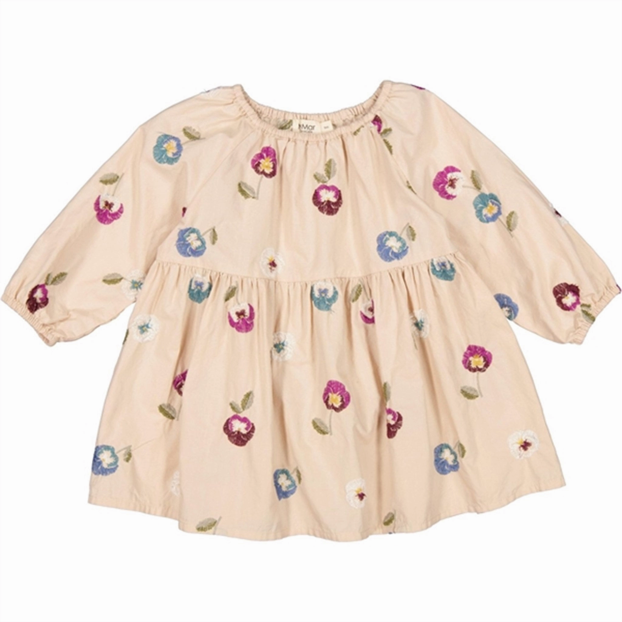 TearResistantFabric MarMar Pansy Embroidery Dawson Dress