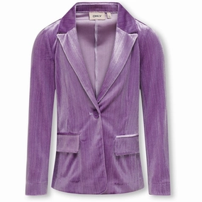 Dapper Fit Kids ONLY Dewberry Mabel Fit Glitter Velour Blazer